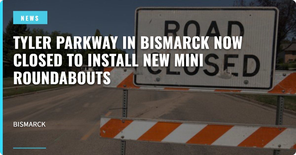 KXMB's tweet photo. Starting Monday, people in one part of Bismarck may have to take a more scenic route to get to where they're going. Read more: https://t.co/j0jcn6vn9K https://t.co/yvObJeGGug