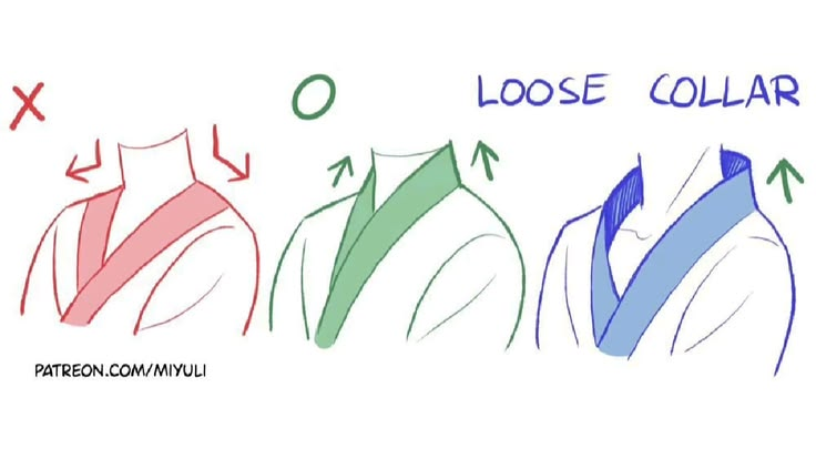 ezdrawps's tweet photo. The collar looks wrong when it ignores the neck underneath https://t.co/0V6duL8Sbg