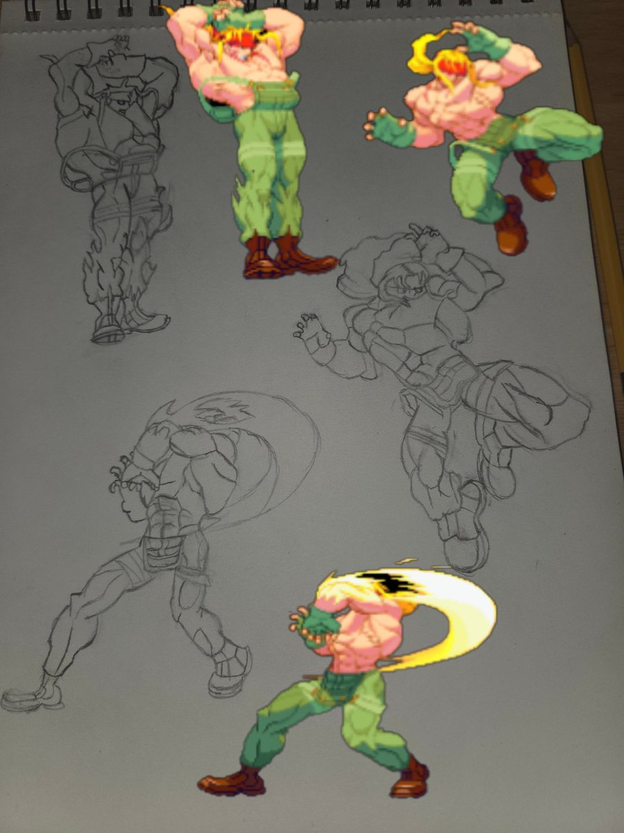 ShatterRuby's tweet photo. Tried some fighting game sprite drawing thing I saw on here, I think I did ok https://t.co/XuSCX1urAA