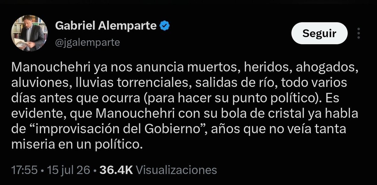 adrian_goodrich's tweet photo. Les avisaron en todos los tonos, en todos los canales, todos los meteorólogos, todos los pronósticos.
Si. #GobiernoDeInútiles #GobiernoEnPractica #GobiernoDeIncompetentes https://t.co/S3SrhhpEgn