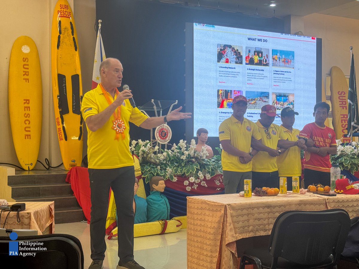 PIAregion1's tweet photo. As part of the activity, the Municipality of Bacnotan shared its best practices in local drowning prevention while the DILG shared drowning data from 2022-2025 to guide local planning and preparation to prevent drowning incidents. (VTB/CCMT)
#IntegratedStateMedia
#ISM https://t.co/i2KZ7KYkoD