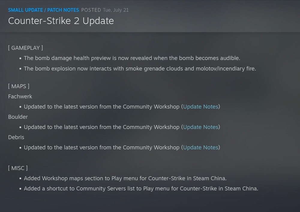 ClutchEsportsCS's tweet photo. 🚨Valve Releases a New CS2 Small Update. https://t.co/igBtxEalVu