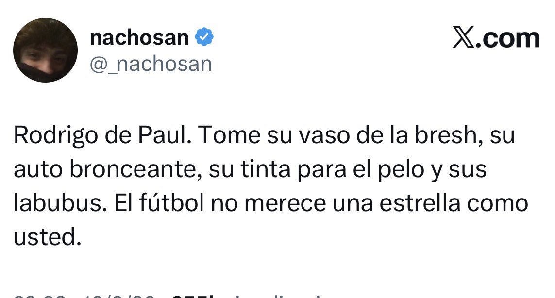 honsool_girl's tweet photo. me encantó lo que escribió i never said de paul was etc etc https://t.co/lp6L2DMpYK