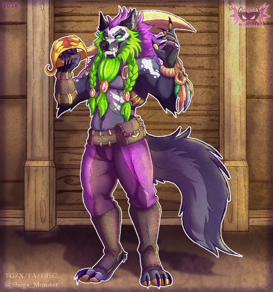 Shuga_Monster's tweet photo. 💥 Commission completed for captainhoneybadger!!! - Commission: Full body sketch color with background. (Detailed color and background to compensate for the delay). 💥

#Furry #furryfandom #fursona #wolf #canine #pirate https://t.co/0dc5kb7VLF