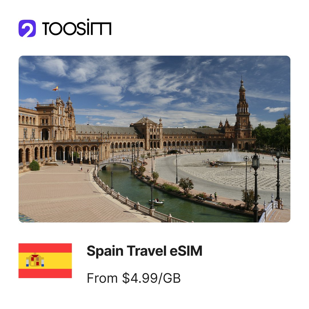 Toosim_eSIM's tweet photo. Spain data math by app type πͺπΈ
Choose your TooSim plan:
β’ Insta: 3GB ($6.99) = 15h πΈ
β’ Maps/Uber: 2GB ($5.99) = 15 days πΊοΈ
β’ Work: 10GB ($16.99) = 10h Zoom π»
No compromise on speed. 10% OFF with code 10MAYKK: https://t.co/G9IrBFPiGu
#TooSIM #eSIMSpain https://t.co/UjSt548ASh