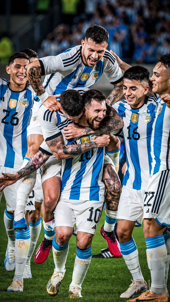 ampiiii_5's tweet photo. Los criticaron, los subestimaron y los dieron por vencidos. Pero nunca dejaron de creer. Convirtieron el dolor en gloria y se convirtieron en los héroes de un país entero. Gracias por tanto. Eternos. 🇦🇷⭐⭐⭐
#OrgulloArgentino https://t.co/olF6nlj5OJ