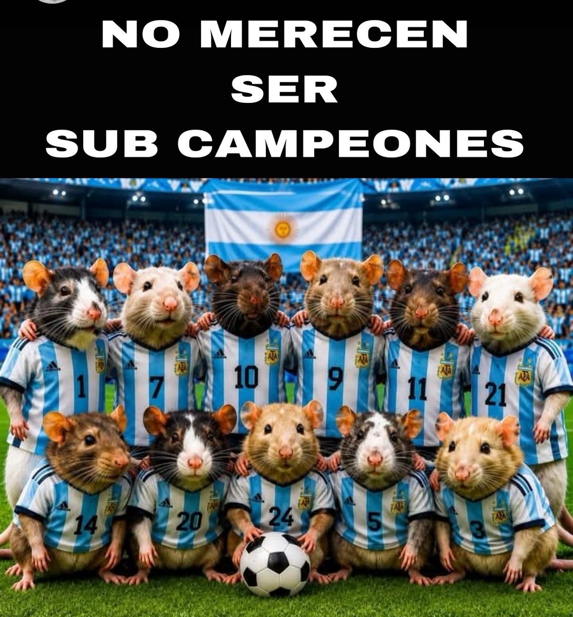 apatitasv's tweet photo. @AlertaNews24 Corruptos, dañaron al fútbol y a otras selecciones que si merecían ganar https://t.co/TMEJ3N5mn5