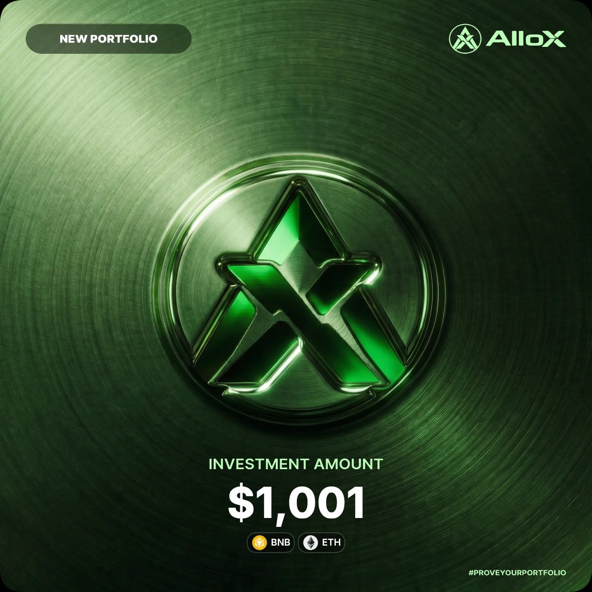 MdAsadu448's tweet photo. 🚀 Just created my new AlloX Portfolio Card!

Investment Amount: $1,001 💚

Excited to be part of the AlloX ecosystem and looking forward to what's next.

#ProveYourPortfolio #AlloX #Crypto #Web3 @alloxdotai https://t.co/2LnuWBmUPd