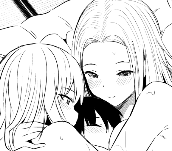 ペン入れおわりましたあぁあぁあ

後はのんびり塗りです('_ゝ`) 
