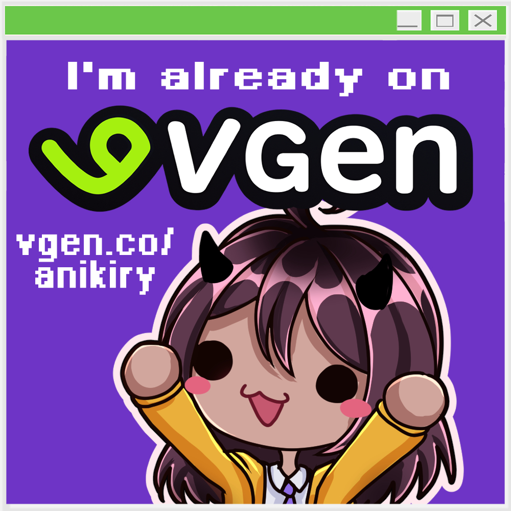 anikiryy's tweet photo. Grand Opening! :D To celebrate, we're offering a small
discount!
💜 https://t.co/4EVcwq1Log 💜
#vgen #comissions #smallartistsuppport #vgenopen #artistvgen https://t.co/xaMo98OQDB