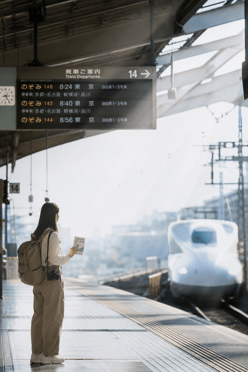 iamos03's tweet photo. [Just landed in Kyoto! The moment I stepped out of the train station, I smelled matcha and heard the sound of temples. Today’s adventure starts now. ]， https://t.co/jZAGkw4ZJj