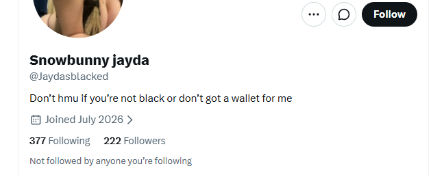 BETA4BLACKDICK1's tweet photo. @B4BDCAPTIONS another #loser #cafish #scammer pretending to be some random chick / Using AI to alter pics. https://t.co/Xb8v1ORPR0