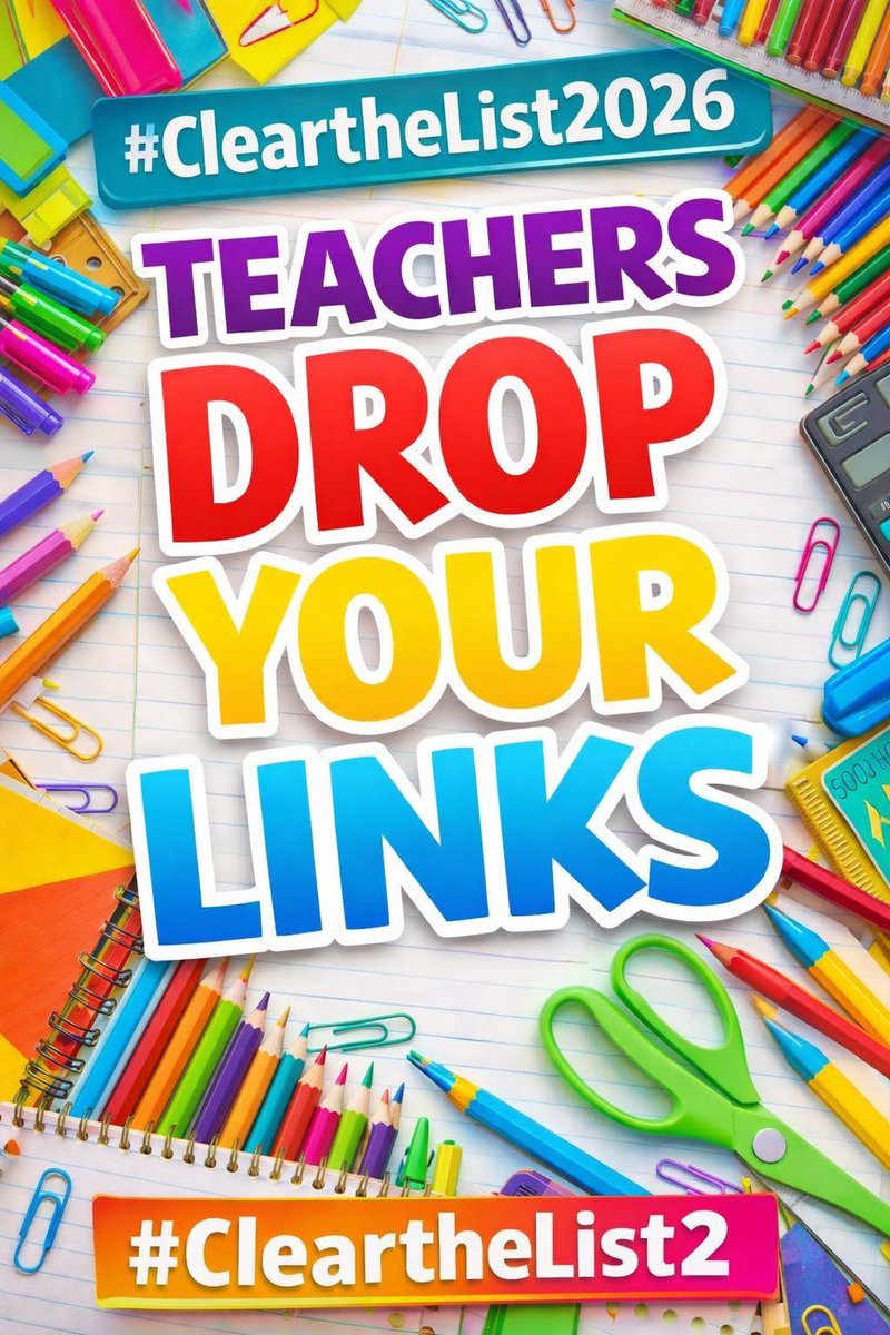 Clear The List | Supporting Teachers & Classrooms tweet media