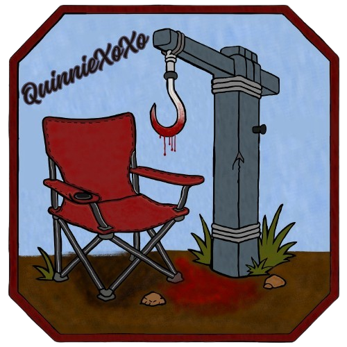 QuinnieXoXo_'s tweet photo. I want YOUR guys' opinion. I created two badge designs for the DBD Cosmetic Contest. 

The first one is called Beautiful Escape. The second one is called Camp Life 

Vote for which one you want me to submit to the contest. I'll check back on this tomorrow. 💜 https://t.co/7ZsseRADx4