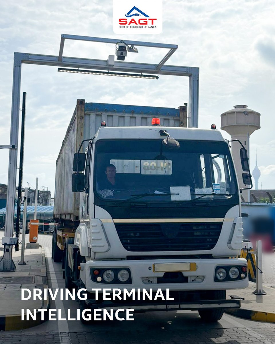 SAGT_SL's tweet photo. At SAGT, we push the boundaries of terminal efficiency. With cutting-edge OCR technology at our gates, we eliminate manual errors and improve turnaround times, transforming operations into smarter, faster, and seamless processes. Smarter tech. Faster flow. 🚢
#SAGT https://t.co/vdRIOD27Ig