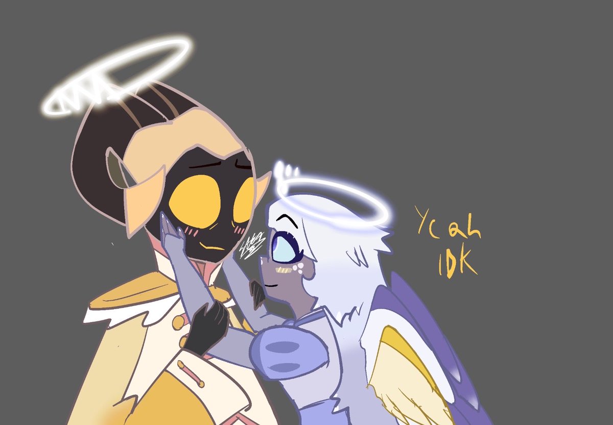 234Pou4020's tweet photo. Some serapherd cuz why not #hazbinhotel #serapherd https://t.co/HEzA3md5w4