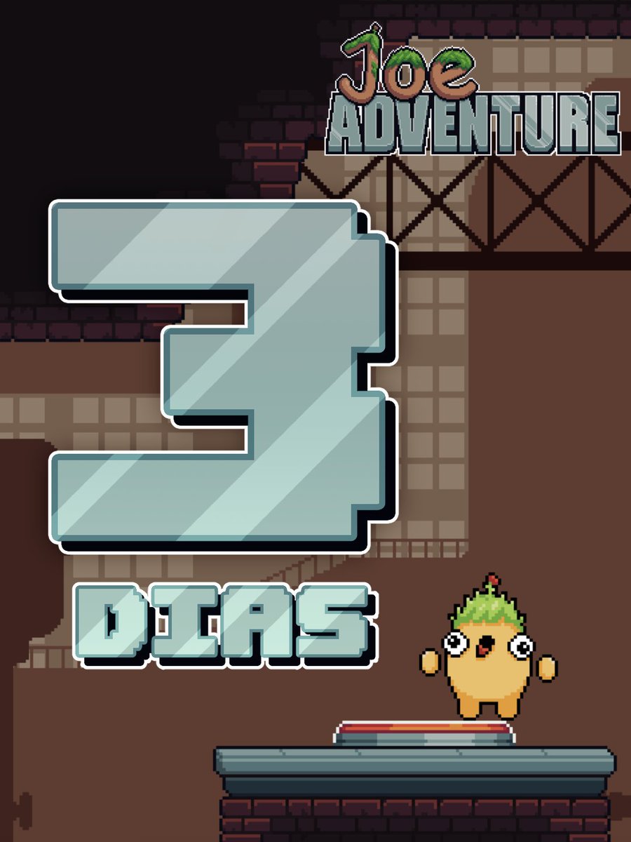 ZNTProd's tweet photo. FALTAM 3 DIAS PARA JOE ADVENTURE! E COM ISSO, UM SORTEIO DO JOGO COMPLETO: CURTA E COMPARTILHE ESSE POST PARA PARTICIPAR! 5 GANHADORES NO DIA DO LANÇAMENTO, BOA SORTE!

Dê WISHLIST no jogo e teste a demo AGORA: https://t.co/IzX5ctL7AM

#indiedev #indiegame #pixelart #platformer https://t.co/suv82vzI2n