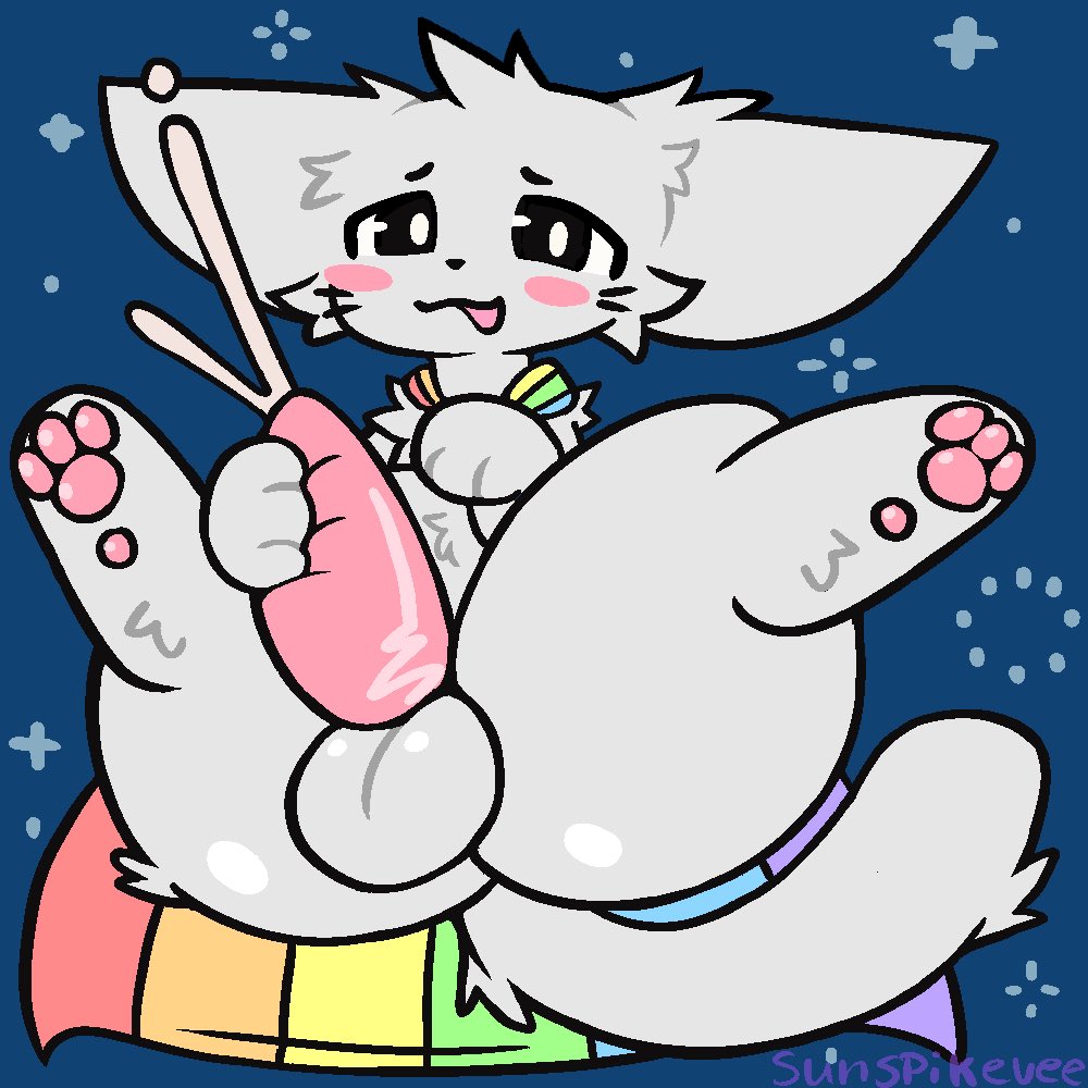 SunSpikeVee's tweet photo. have a lil doodle I made of a Nyan cat inspired kitty 💙💙>:3 https://t.co/Y9le4WCePH