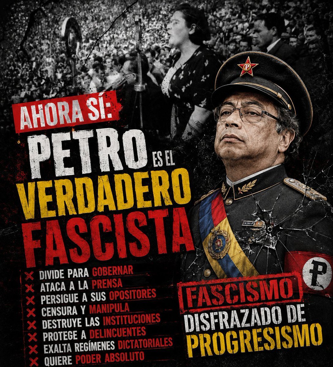 BEMERPO's tweet photo. @lasillavacia Eso se parece a Ortega que ya dijo que no volverán a ver elecciones en Nicaragua.

PETRO ES UN GOLPISTA DE MIERDA Y CEPEDA SU TÍTERE https://t.co/xsQBCeoGCR