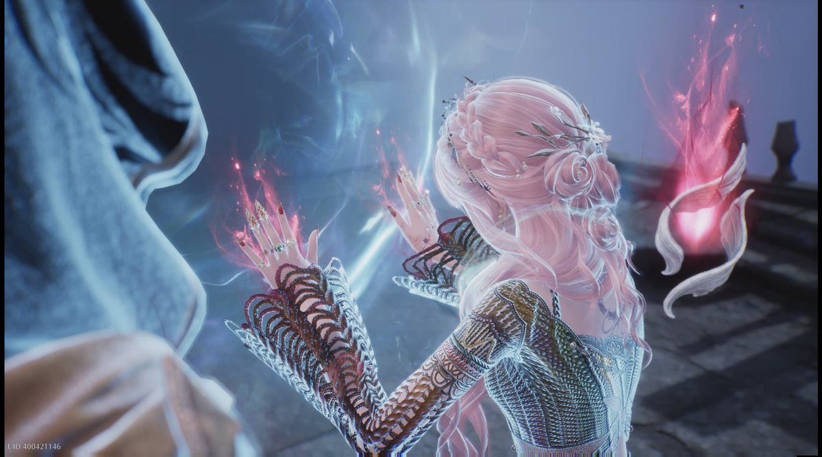 Volcanny's tweet photo. still can't get over the way he looked at her. He revealed his true identity, yet she still accepted him and even wanted to help him by using her soul too. He always felt that he didn't deserve to be alive in a parksolian's body that his parents had taken 😔 https://t.co/DggcgAm4Bn