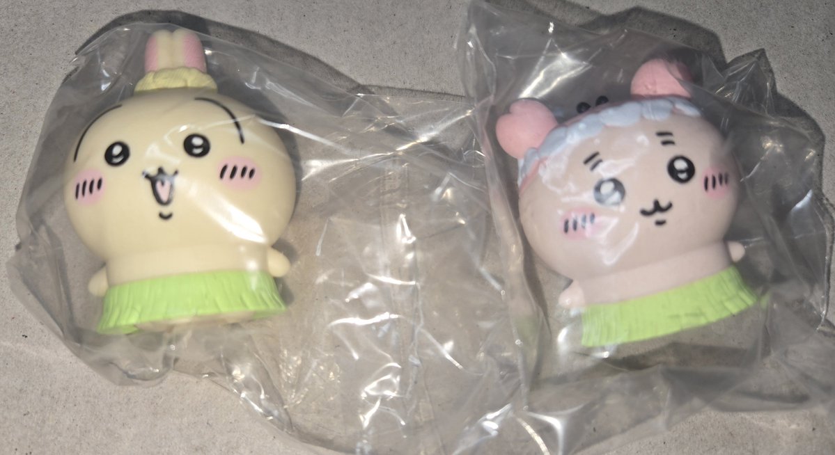 asmikuri's tweet photo. ちいかわ　ミニソフビフィギュア　交換　人魚の島のひみつ

譲　うさぎ　古本屋

求　ちいかわ　ハチワレ

ちいかわ優先です。
郵送交換でお願いします。 https://t.co/N555pp2xu5
