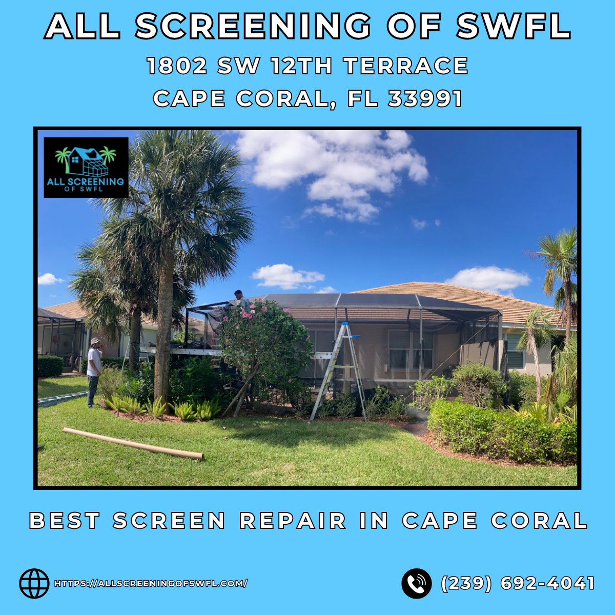 AScreeen_'s tweet photo. Best Screen Repair in Cape Coral - All Screening of SWFL

https://t.co/KZZXPEff2R

All Screening of SWFL
1802 SW 12th Terrace,
Cape Coral, FL 33991
(239) 692-4041

https://t.co/1gvUQIyesm

#BestScreenRepair #BestScreenRepairCapeCoralFL https://t.co/H1ESPxtbsn