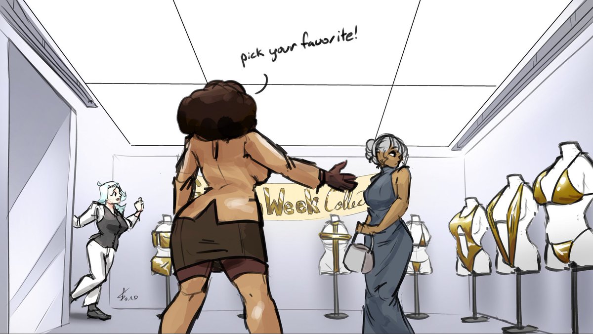 Strayafterdark's tweet photo. It’s not golden week anymore but here’s my golden week comic :D https://t.co/EUVLBWgHxO