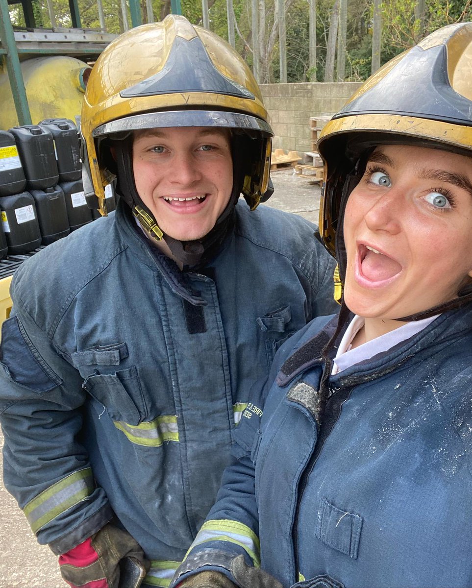 Try53954961's tweet photo. Not all heroes wear capes… some wear heavy PPE. 😄🚒 

#navy #trending
 #military https://t.co/fM976OAzfQ