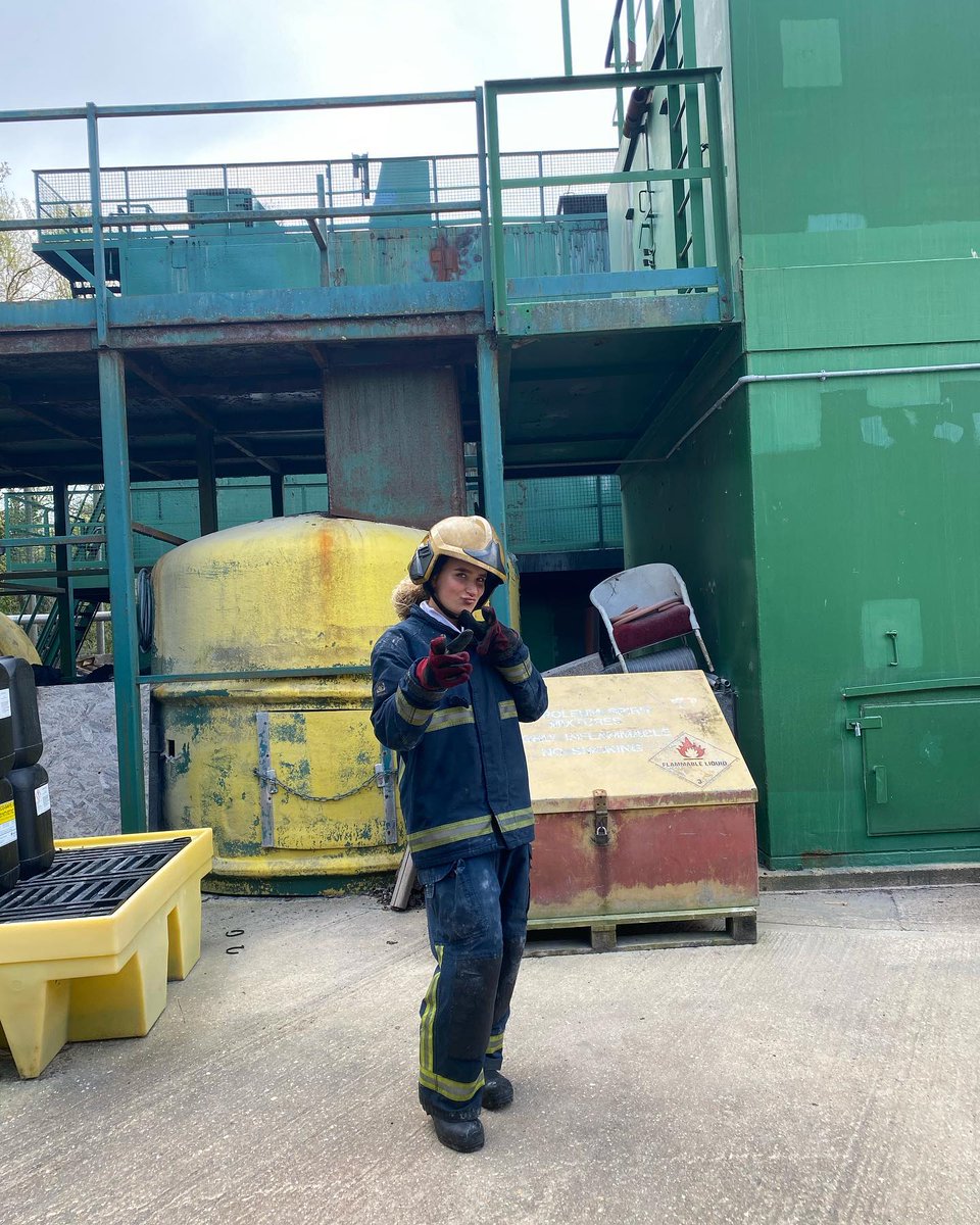 Try53954961's tweet photo. Not all heroes wear capes… some wear heavy PPE. 😄🚒 

#navy #trending
 #military https://t.co/fM976OAzfQ