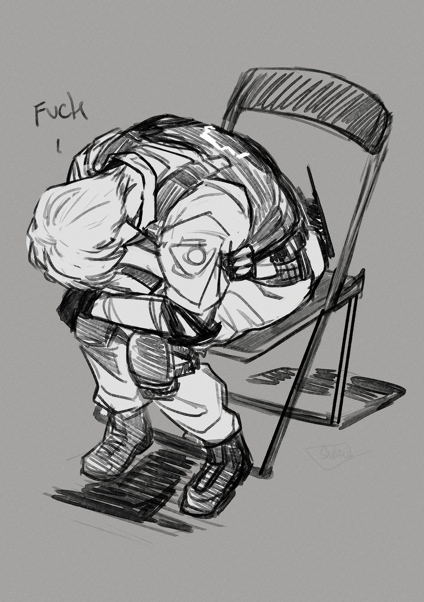 skelesass's tweet photo. when the period cramps hit: a sketch
#ResidentEvilㅤ #RE2 #LeonKennedy #sketch https://t.co/9KIJMm5E90