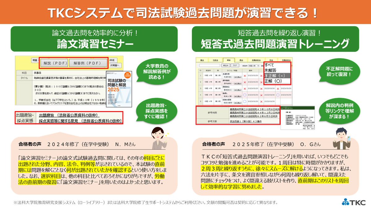 令和7年までの司法試験全過去問が演習できます!】 在学中受験を目指す 令和7年までの司法試験全過去問が演習できます!】 在学中受験を目指す