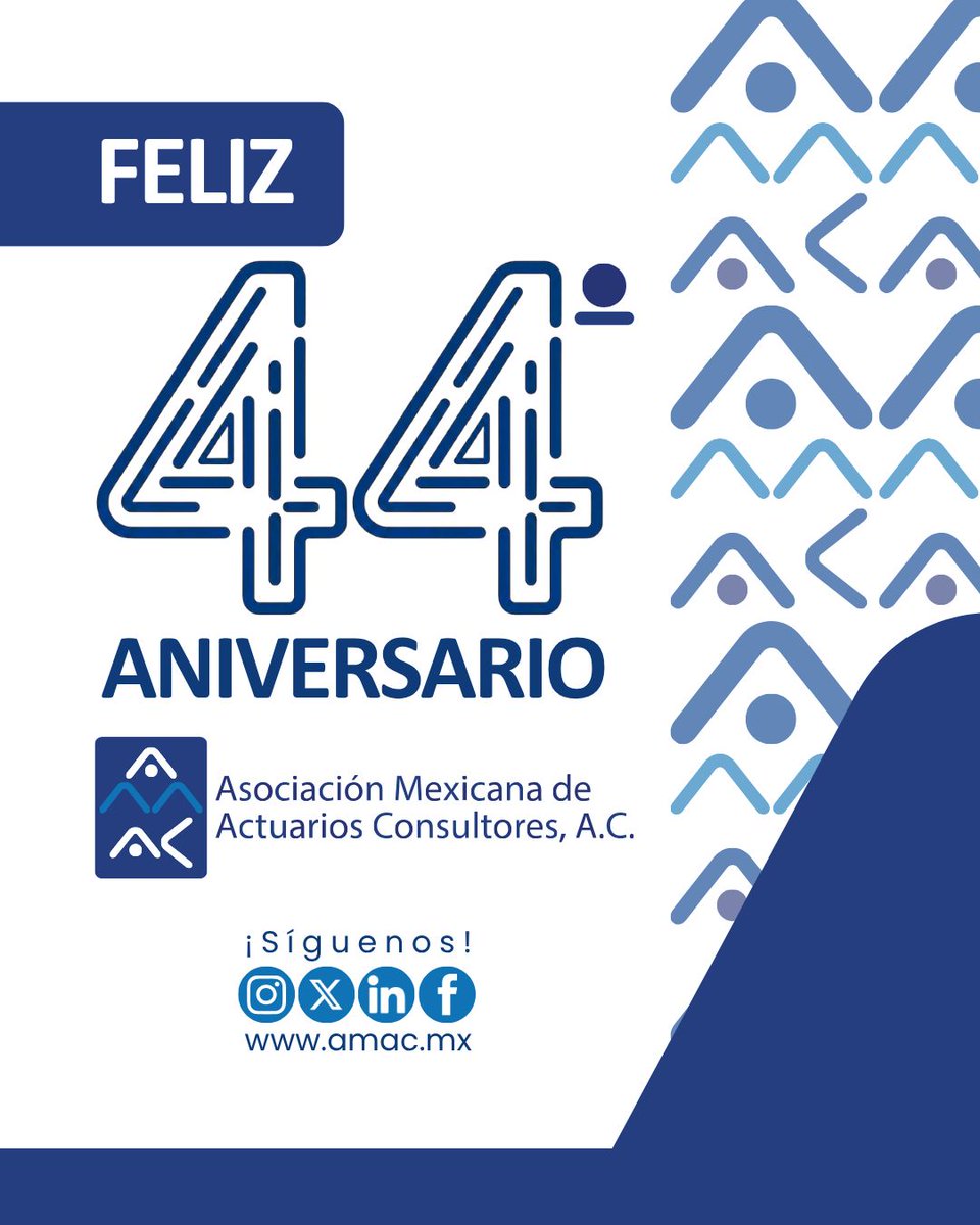 amacmex's tweet photo. Seguiremos trabajando para fortalecer una Asociación cada vez más cercana a sus miembros y comprometida con el desarrollo de la profesión actuarial. https://t.co/k7J5ZVaWrE