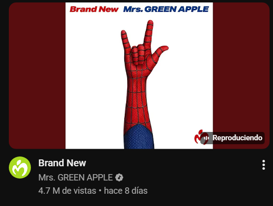 Luxyi__'s tweet photo. Spiderman x Mrs. Green Apple!¡!?!???? https://t.co/OfeiEE2rWG