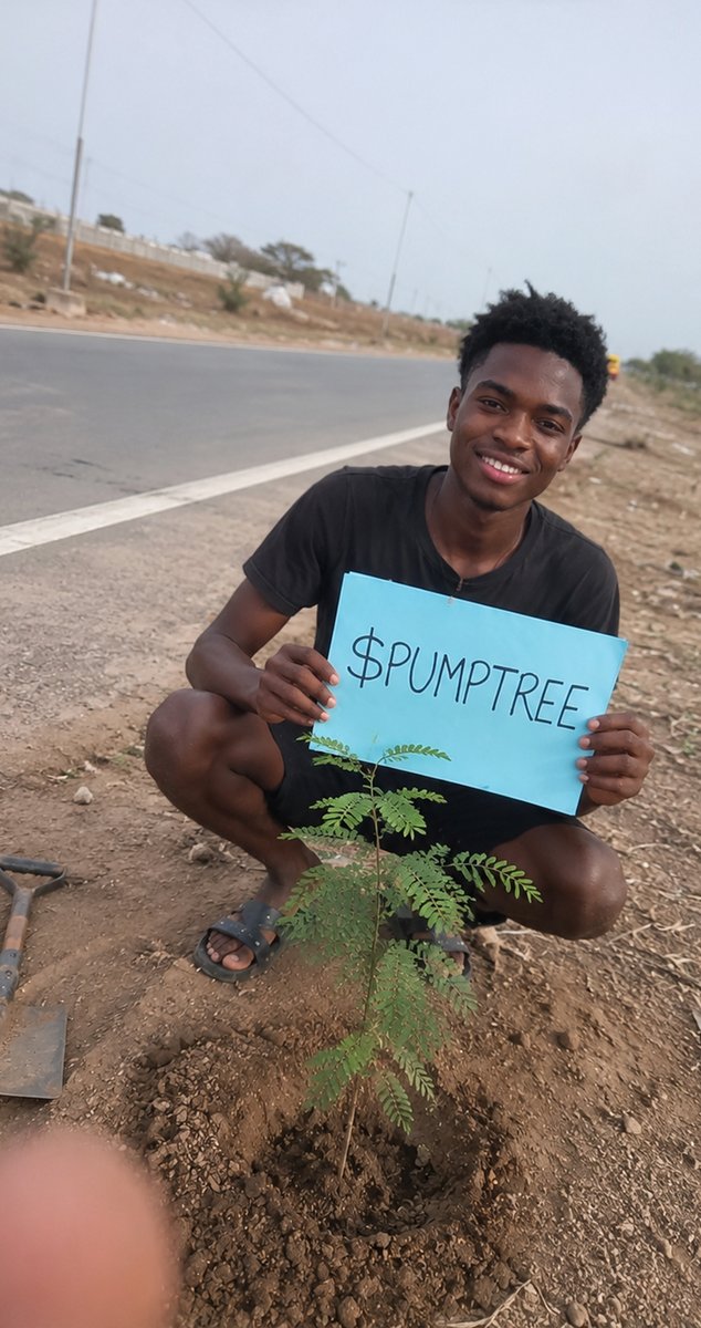 GoooTrade's tweet photo. Planted a tree where it was needed and took this photo with my $PUMPTREE sign. ๐ฑ What makes $PUMPTREE special is turning community action into real environmental impact. Join us! #PumpTree @pumptreevm https://t.co/boRqF1FD86