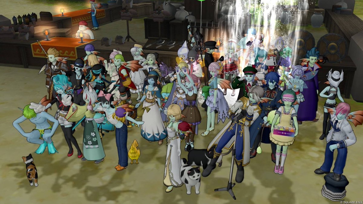 coppe_ria's tweet photo. ウェディになって集会とまもの博士の実験同盟を遊んできました！
写真は無いけど6人バラシュナフェスタも楽しかったです♪
#ウェディの日
#ドラクエ10 https://t.co/BzZMZfOLvq