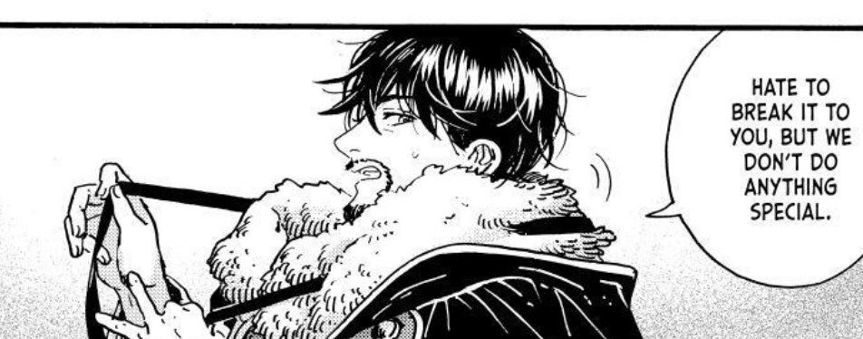 B0KVT0's tweet photo. The way Shirahama stays drawing Olruggio so fine, like Qifrey if you WONT HIT IT I WILL https://t.co/p9QFXHb3Uw