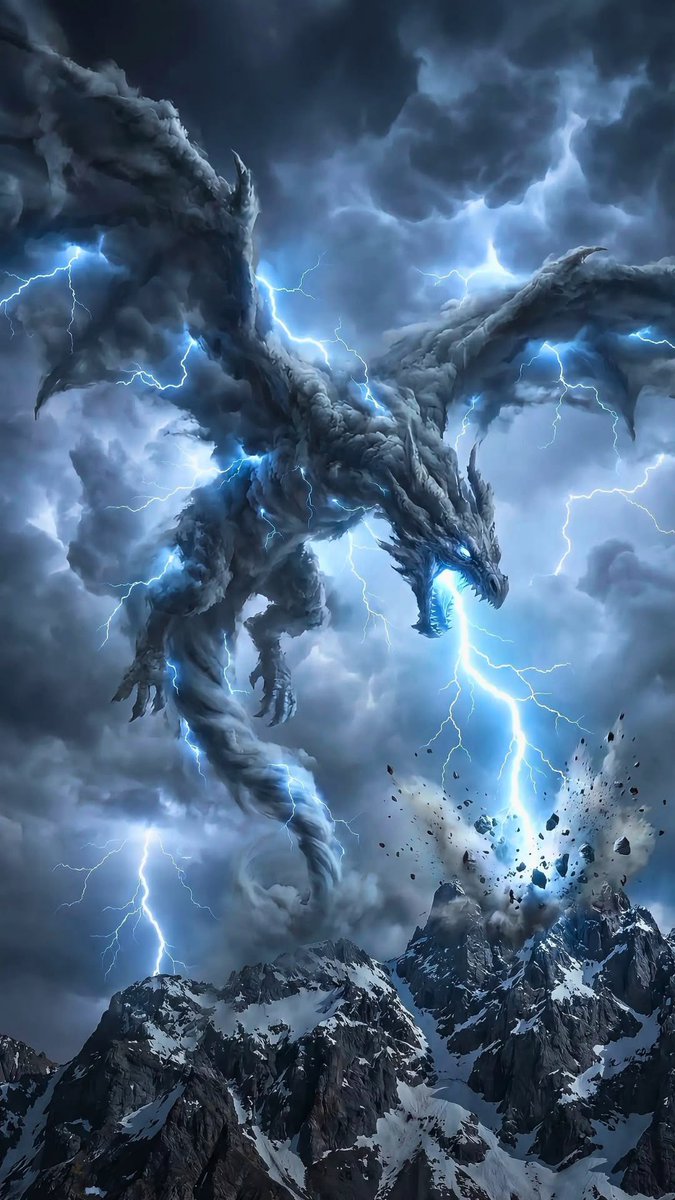 dragonsofshe's tweet photo. Storm dragon, we have some bad weather nearby https://t.co/AHyqPqmTLs