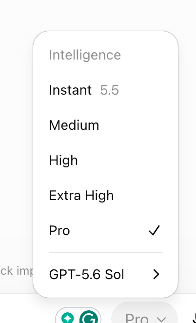 jackieyang_'s tweet photo. OpenAI has different thinking strength scales across Web chat mode, Web work mode, iOS work mode, and Mac Codex mode. I'm confused.

Is Pro a different mode?
Ultra vs Max, which one is higher? https://t.co/Z9gAr6nTiD