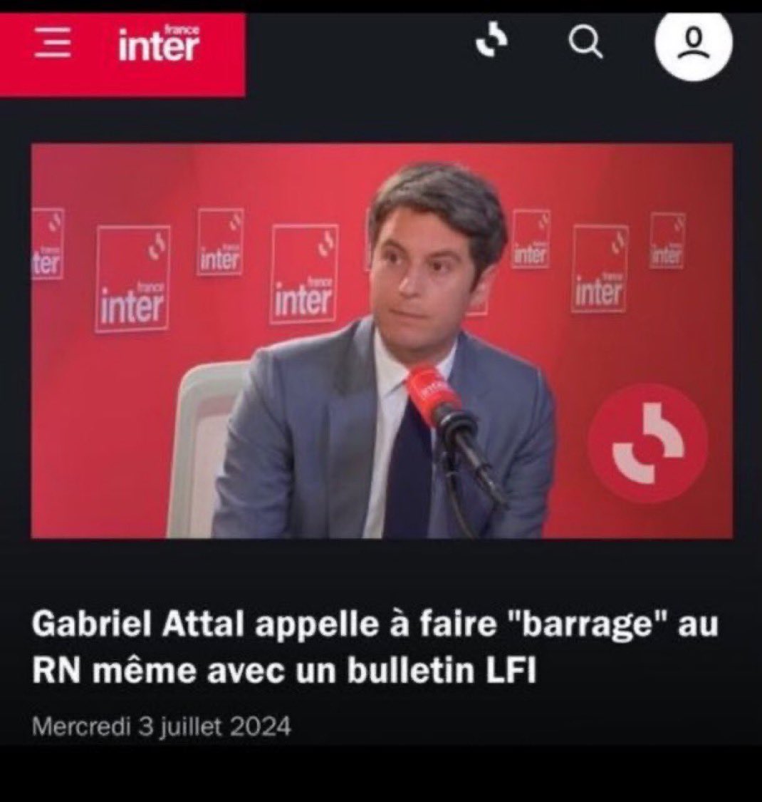 BackupRenard's tweet photo. @GabrielAttal pensait que l’antisémitisme était résiduel quand il a appelé à voter pour eux?🤔 https://t.co/UOmbP3kFft
