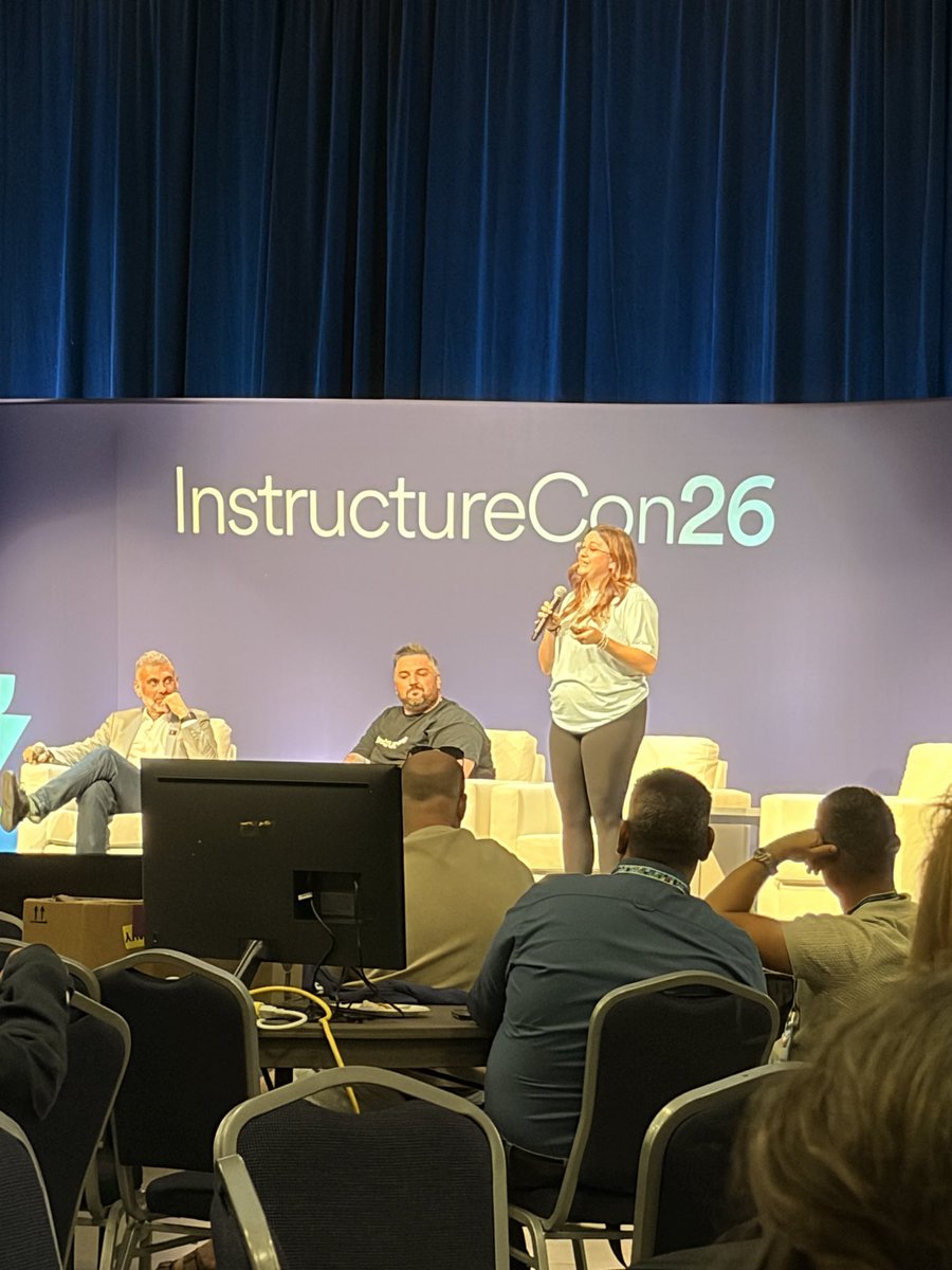 KCTesterman's tweet photo. @Instructure is ready with all the cool kids kicking us off before the big event. #instcon26 https://t.co/JsSaq7moYa