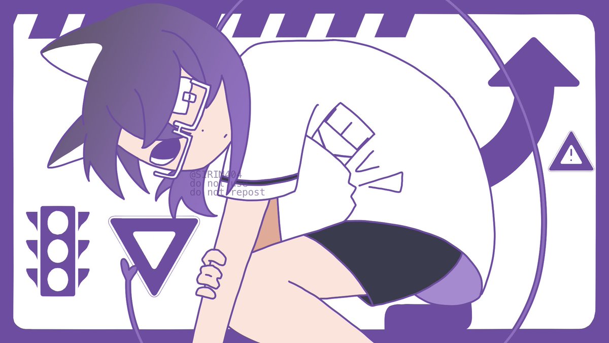 SIRIN404_'s tweet photo. waow 404 here again! I drew the thumbnail for Vally’s cover of “Streetcat”!Go give it a listen!! (PLEASE itso good. i crode (੭ ;´ ⌂ `;)੭♡ ) https://t.co/tg6ZyzKDeq