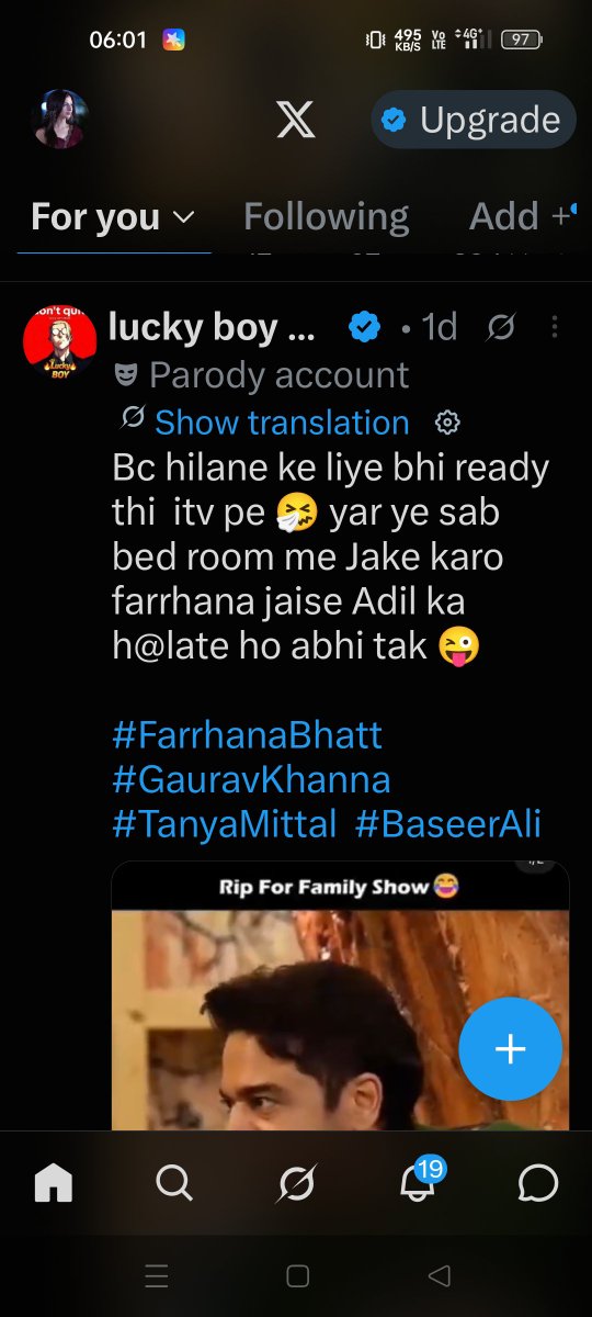 iampoojash15241's tweet photo. @Baseer_Bob Madarchod
Kalua hijra😂🩴🤮
Hugseer Shame on you kutta hijra..hilane ka itna shauk Chadha hai to apani Maa ko baitha do 😂 @Baseer_Bob but kalua to hijra hai sala chhinar FD 😂 @Baseer_Bob
Madarchod Kalua hijra😂🩴
#BaseerAli
#Gauravkhanna 
#TanyMittal https://t.co/MXQCPLaBsi