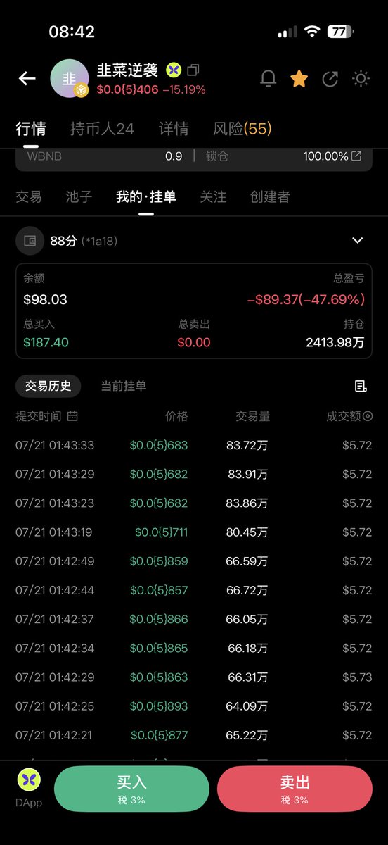 SellerOfOptions's tweet photo. 市场还是太农了，一个个接连阵亡！
#猴子币 #幣圈大鱷 都撑不过24小时！就剩下 #屎币 看看今天能撑住不？！
PS：留地址，空投 $YZS 继续 🎁

还有就是市场在错过了 #逆袭人生 这个3天破100m的标以后，各种 #人生逆袭 #韭菜逆袭 #逆风翻盘 都接踵而来！

当然我也上车了🚌我也想逆袭😂
虽然现在亏了！但是也认！

现在也就看下，我们能不能一起 #逆风翻盘 了0xb477afc5a8d706324a94fa1e1aa23f98b61a7777