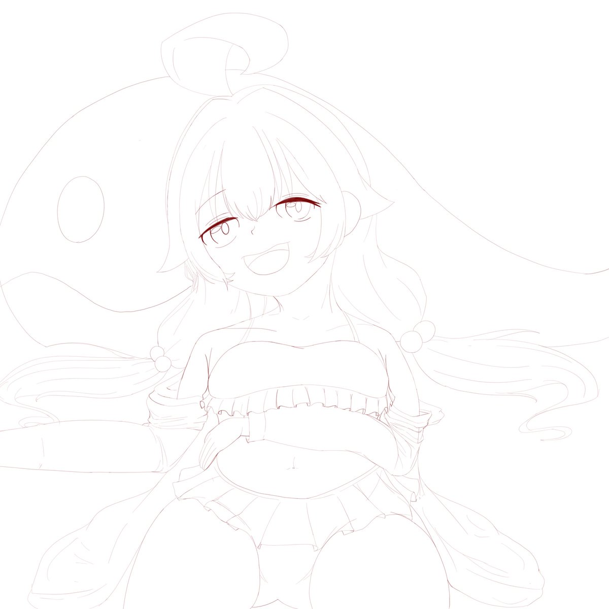 butamaru_000's tweet photo. 真面目に丁寧に下書き終了⊂((・x・))⊃ https://t.co/VCPtsfjn2l