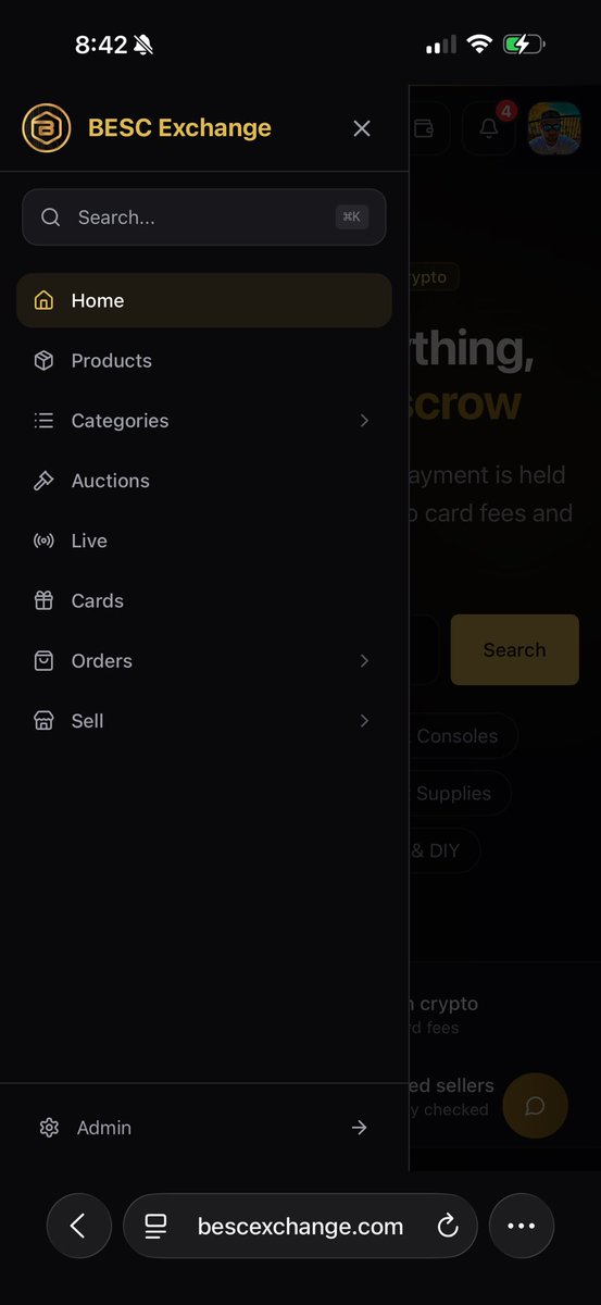 SAFUDEV0702's tweet photo. Still here working hard 😓 gonna take a min and grab some dinner but check out this right on par with the rest of BESC exchange top tier always. Live streaming auctions, tips, boost shows, giveaways while streaming, regular auctions, regular listings.
#BESC #MONEY #BESCCEX
@BESCLLC