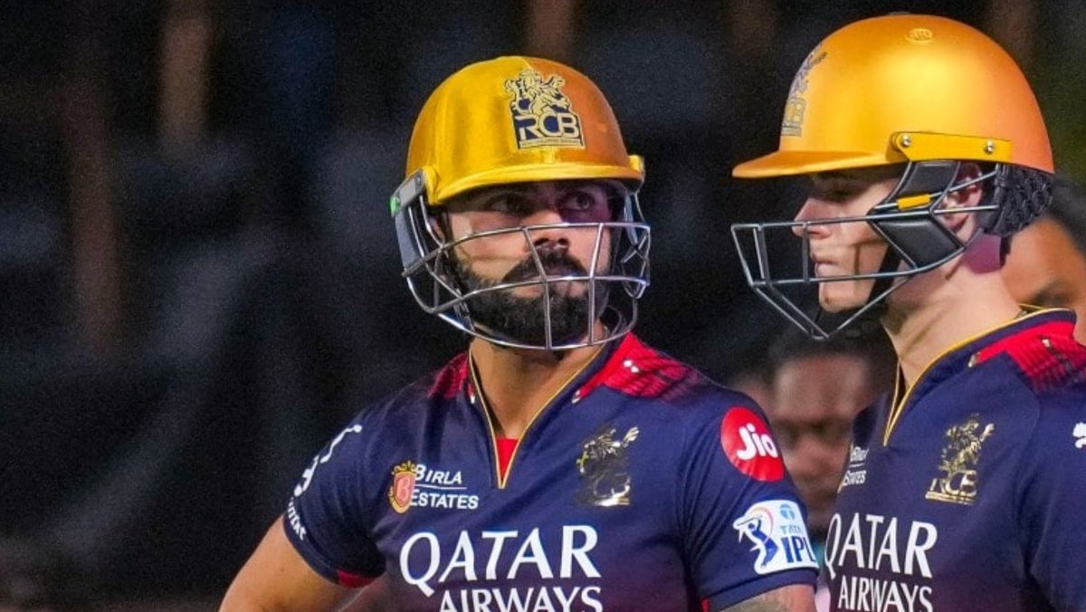 ImTanujSingh's tweet photo. JACOB BETHELL ON VIRAT KOHLI &amp; BATTING WITH HIM AT CHINNASWAMY:

- "It was crazy, when we were going out to bat, crowd were 'Kohli, Kohli, Kohli'. And I hit the 2nd ball for a boundary and I have never heard a sound like that in my life". (Super Over podcast). https://t.co/KPTZuhe015