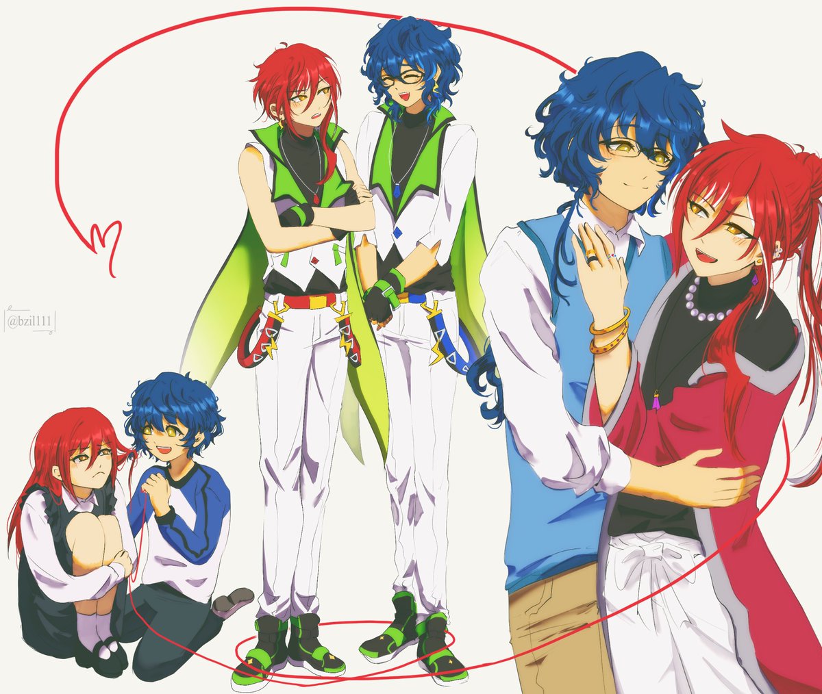bzil111's tweet photo. * つむ夏
day 1: past + present + future #ntmgweek2026 #enstars #あんスタ https://t.co/roZ7e5txE0