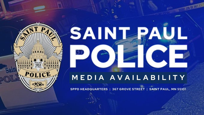 sppdmn's tweet photo. MEDIA AVAILABILITY  

We will hold a media availability regarding the homicide investigation at 8:45 p.m. at SPPD Headquarters (367 Grove Street). https://t.co/gsnRmj1aD5
