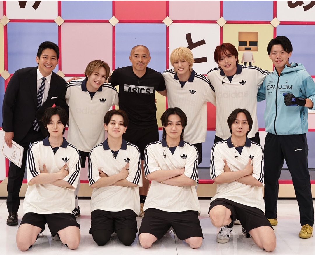 TaiseiKishi's tweet photo. けるとめるで、Travis Japanのみなさんとまた対決しました！マジでトラジャの皆さんと対決するの楽しすぎる⚽️
#けるとめる https://t.co/zgqEBBZswk