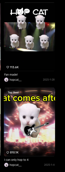 WinnyOnChain's tweet photo. ROBINHOOD JUST GAVE US FREE NARRATIVE
So there is viral cat on tiktok called "Hopcat":
https://t.co/1mhuIgtCnl...
SO MANY MEMES ABOUT IT
FREE ANIMAL CAT NARRA BY ROBINHOOD

https://t.co/D13rJgpqrD https://t.co/zsZPEBVhmQ